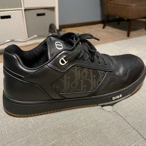 Dior B27 Black/Beige Calfskin Oblique Size 10